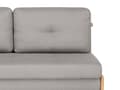 Miniatyrbilde 8 av 10: Sovesofa Lysegrå Stoff 2-seter Med puter Ekstra soveplass Skandinavisk stil Moderne