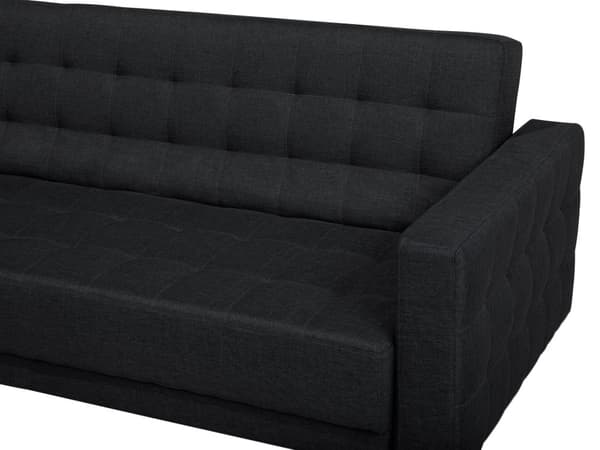Hjørnesofa med sovefunksjon Grå Stoff 267 x 168 x 83 cm 4-seter Modulær L-formet Høyrevendt Moderne