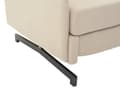 Miniatyrbilde 8 av 9: Sovesofa Beige Stoff 2-seter Ekstra soveplass Moderne Minimalistisk Stue