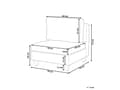 Miniatyrbilde 3 av 6: Sofa 1-seter Modulsofa Svart Polstring Stoff Lenestol