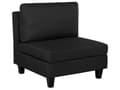 Miniatyrbilde 1 av 6: Sofa 1-seter Modulsofa Svart Polstring Stoff Lenestol
