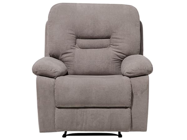 Stuesett 3-seters 2-seters Lenestol Taupe Beige Hvilestol Manuelt Justerbar Rygg Fotstøtte