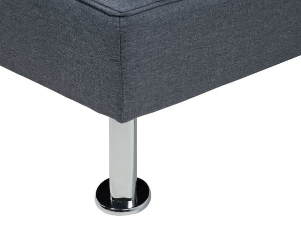 3-Seter Sovesofa Sovefunksjon Mørkegrå Moderne Minimalistisk