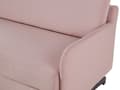 Miniatyrbilde 11 av 11: Sovesofa Rosa Stoff 2-seter Ekstra soveplass Moderne Minimalistisk Stue