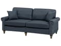 Miniatyrbilde 4 av 11: 3-seters sofa Mørkegrå Chesterfield-stil med lav rygg