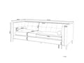 Miniatyrbilde 3 av 9: Sofa Blå Fløyel 3-seters Sofa til Stuen Chesterfield Retro Glamour Design Stil