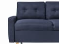 Miniatyrbilde 8 av 11: Hjørnesofa Blått Sofa 4-seters Oppbevaring L-formet Venstrehåndsorientering