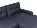 Miniatyrbilde 9 av 11: Hjørnesofa Blått Sofa 4-seters Oppbevaring L-formet Venstrehåndsorientering