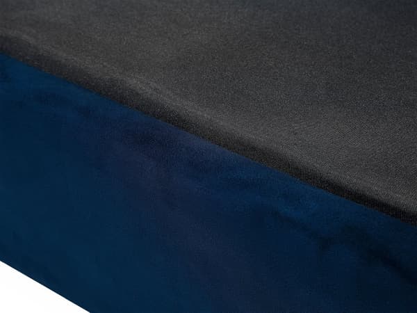 3-seters Sofa Blå Styrearmer Pynteputer Retro