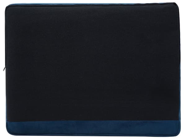 3-seters Sofa Blå Styrearmer Pynteputer Retro