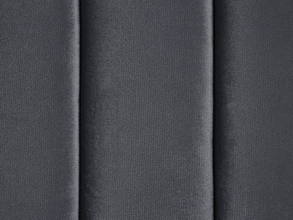 Sofa Mørkegrå Fløyel 3-seter Dekorative ben i akryl Quilting Klassisk Mid-Century Stue