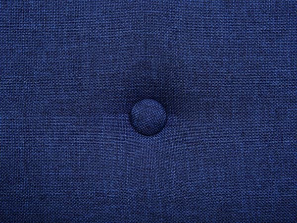 Sovesofa Marineblå 3-seter Knappet Sete Click Clack