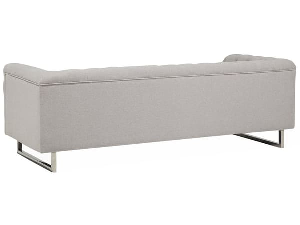 3-seters Chesterfield-sofa Beige Elfenben Knapptuftede