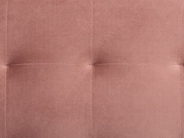 Hjørnesofa Rosa Fløyel 4-seter L-form Høyrevendt sjeselong Justerbar rygg Sovefunksjon Moderne design Modulær