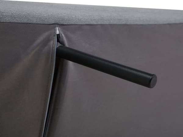 Sovesofa Lysegrå Stoff 3-seter Skumpolstring Justerbar ryggstøtte Sofa med sovefunksjon Enkeltseng Moderne stil