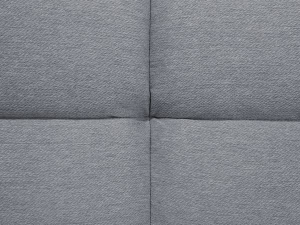 Sovesofa Lysegrå Stoff 3-seter Skumpolstring Justerbar ryggstøtte Sofa med sovefunksjon Enkeltseng Moderne stil