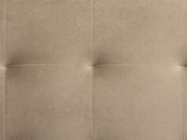 Hjørnesofa Beige Fløyel Stoff Moderne L-formet Modulær 4-seter Sjeselong Venstrevendt