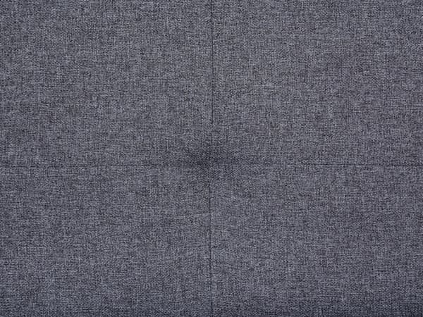 Sovesofa lysegrå lyst tre 3-seters retrostil