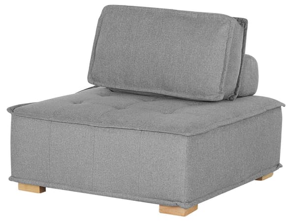 Sofasett Grå Polyester 300 x 200 cm Polstret 4-seters Modulær Skandinavisk Moderne