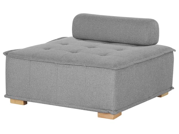 Sofasett Grå Polyester 300 x 200 cm Polstret 4-seters Modulær Skandinavisk Moderne