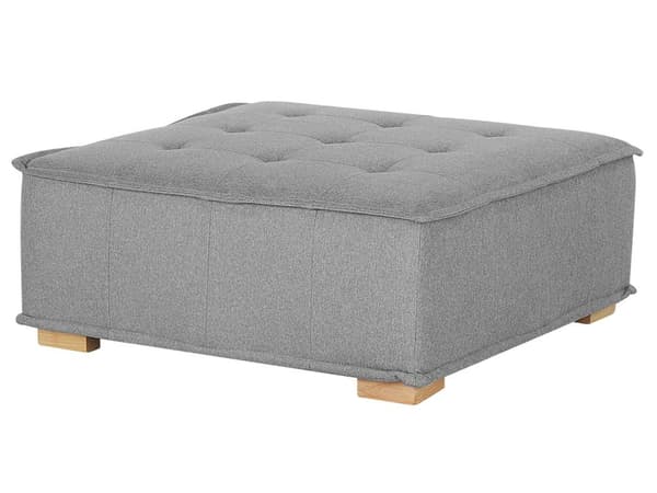 Sofasett Grå Polyester 300 x 200 cm Polstret 4-seters Modulær Skandinavisk Moderne