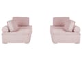 Miniatyrbilde 5 av 11: Sofasett Rosa Polyester 300 x 200 cm Polstret 4-seters Modulær Skandinavisk Moderne