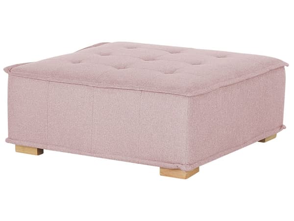 Sofasett Rosa Polyester 300 x 200 cm Polstret 4-seters Modulær Skandinavisk Moderne
