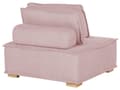 Miniatyrbilde 11 av 11: Sofasett Rosa Polyester 300 x 200 cm Polstret 4-seters Modulær Skandinavisk Moderne