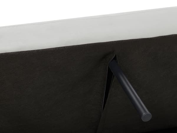 Sovesofa Lysegrå Fløyel 3-seter 212 x 90 x 80 cm Justerbar ryggstøtte Klikk-klakk-mekanisme Moderne Glamorøs Sofa Gjesteseng Stue