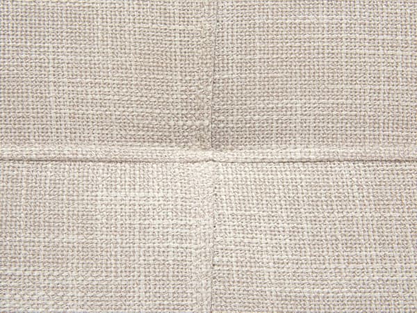 Sovesofa Beige Stoff Polstret 3-seter Justerbar ryggstøtte Seng for 2 personer Moderne