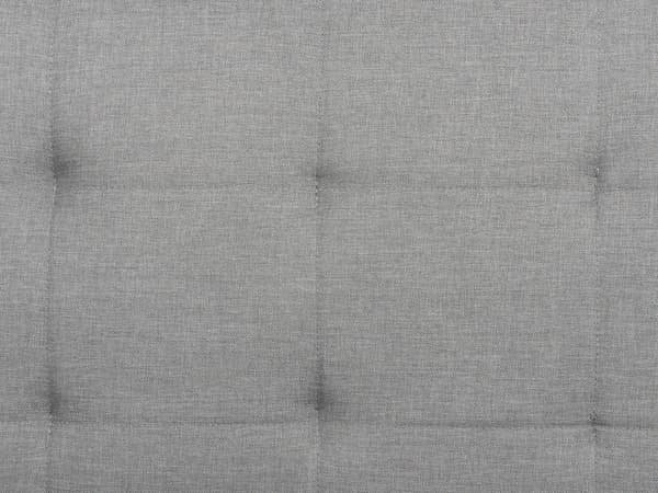 Sovesofa Lysegrå Stoff 3 Seter Click Clack Quiltet Polstring
