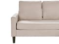 Miniatyrbilde 9 av 11: 3-seter sofa Beige Polstret Treben Med fotskammel Stuesofa Moderne Elegant