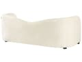 Miniatyrbilde 5 av 10: Sofa Hvit fløyel 3-seters buet form moderne design moderne stuemøbler