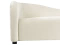 Miniatyrbilde 6 av 10: Sofa Hvit fløyel 3-seters buet form moderne design moderne stuemøbler