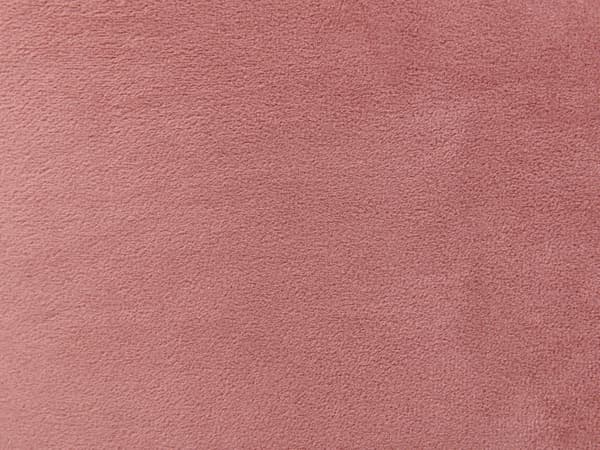 Sofa Rosa Fløyel Glamour Buet Retrostil 3-seter Gull Metallben