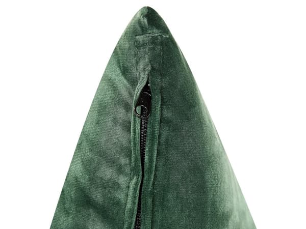 Hjørnesofa Grøn Velour 3 Personers Designsofa med Rygpuder Tilbehør Blød Moderne Venstrevendt L Formet Sofa Indretning Stue