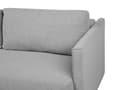 Miniatyrbilde 8 av 11: Sovesofa i Grått Stoff med 3 seter og Oppbevaringsrom Avtakbare Puter Moderne