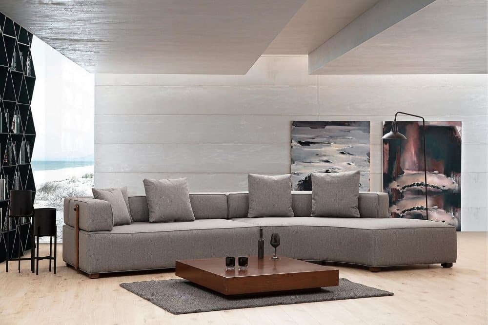 Kallestrong Divansoffa 3-sits Grå