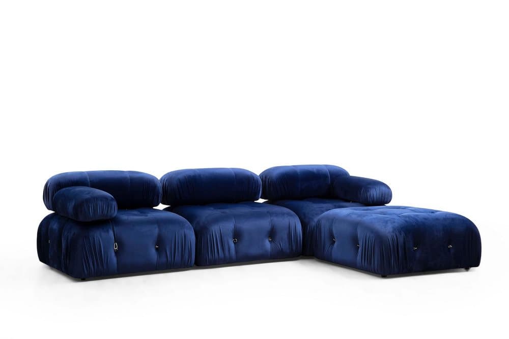 BELGIN Divansoffa 3-sits Blå