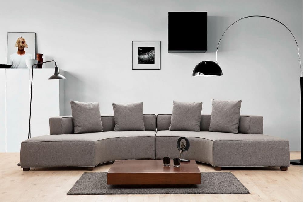 Kallestrong Soffa 4-sits Grå