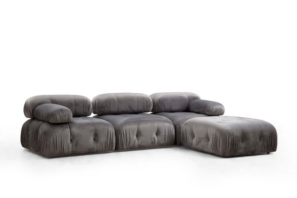 BELGIN Divansoffa 3-sits Grå