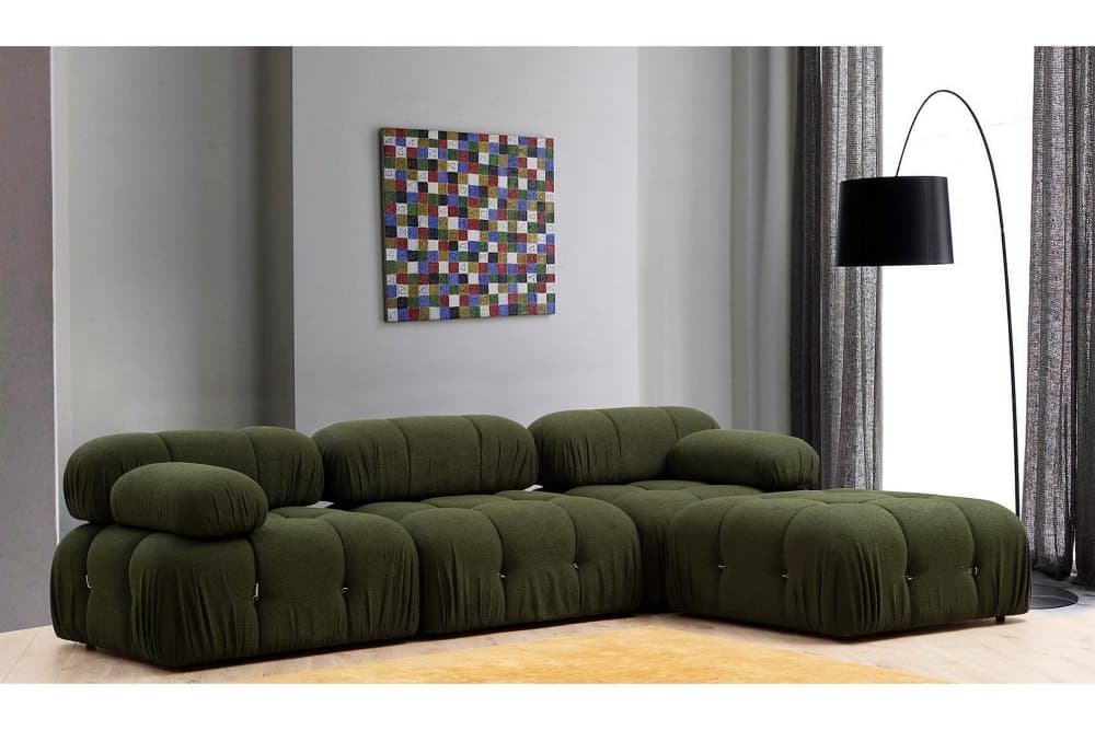 BELGIN Divansoffa 3-sits Grön