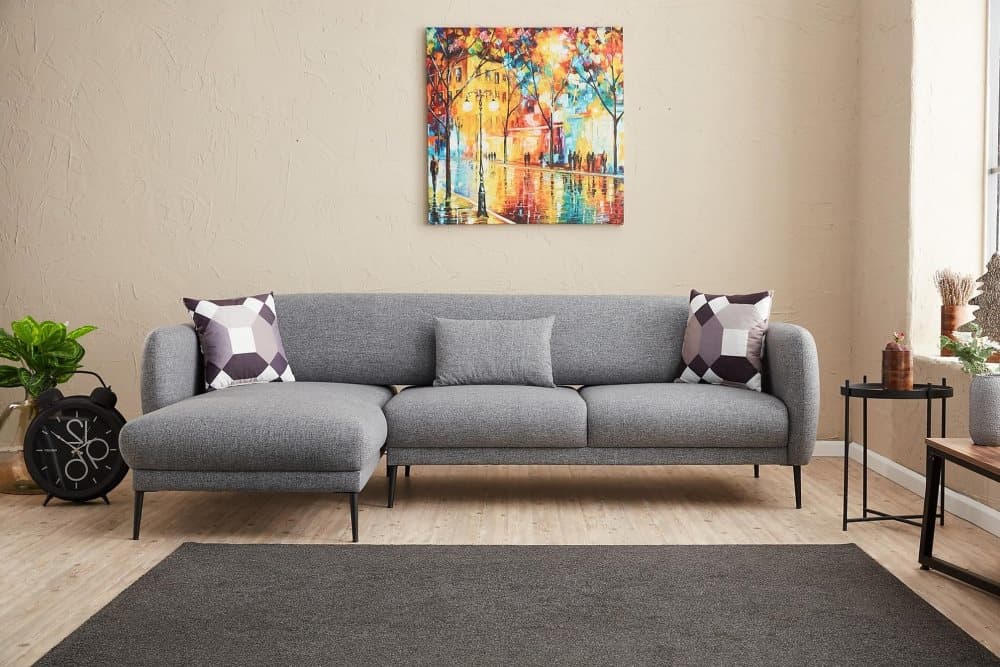 GIMLA Divanbäddsoffa 3-sits Grå
