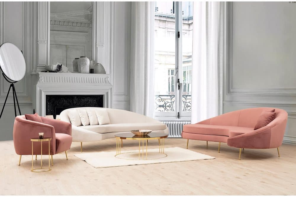 Ferryland Soffa 3-sits Rosa
