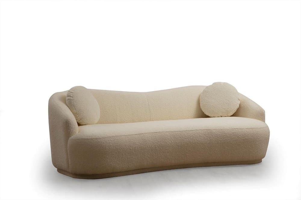 Casaville Soffa 3-sits Beige Bouclé