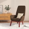 Miniatyrbillede 9 af 9: vidaXL lænestol stof brun