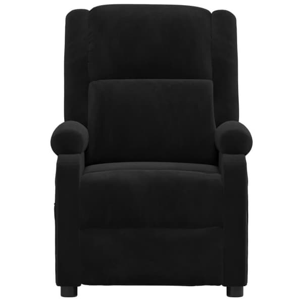 vidaXL eldrevet lænestol velour sort
