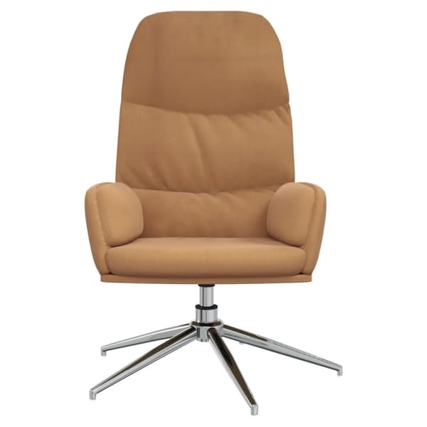 vidaXL Reclinerfåtölj taupe konstmocka