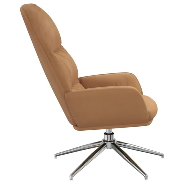 vidaXL Reclinerfåtölj taupe konstmocka