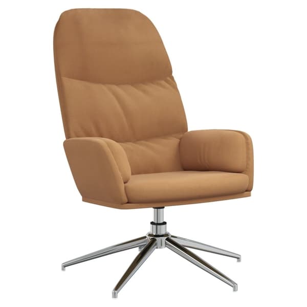 vidaXL Reclinerfåtölj taupe konstmocka